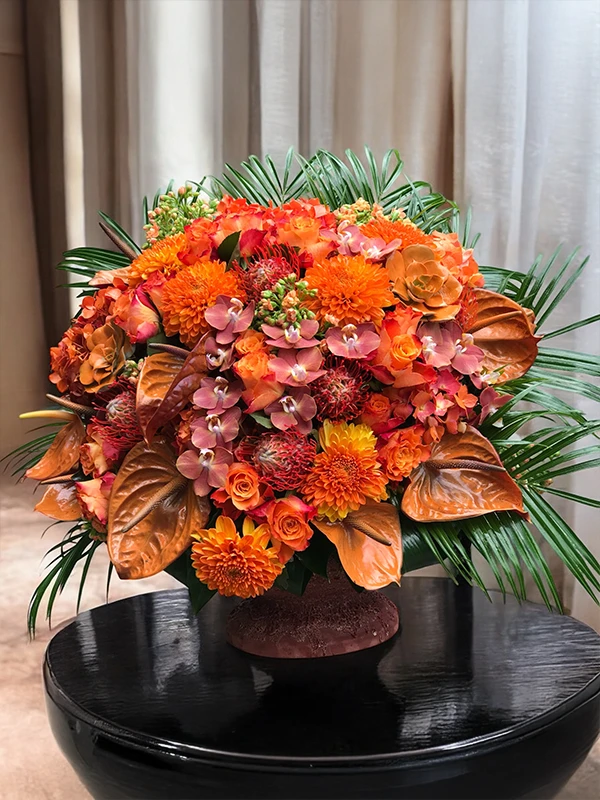 Asia Orange Flowers